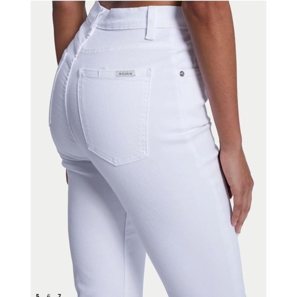 Eve Denim The Juliette Jean White Blanc Button Fly High Rise Size 26 $245 - Picture 2 of 15